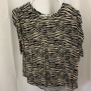 Loft woman’s size L zebra top.